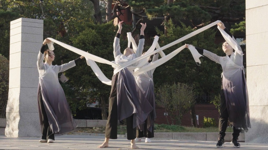 한누리예술단 마스크 공연 단체사진